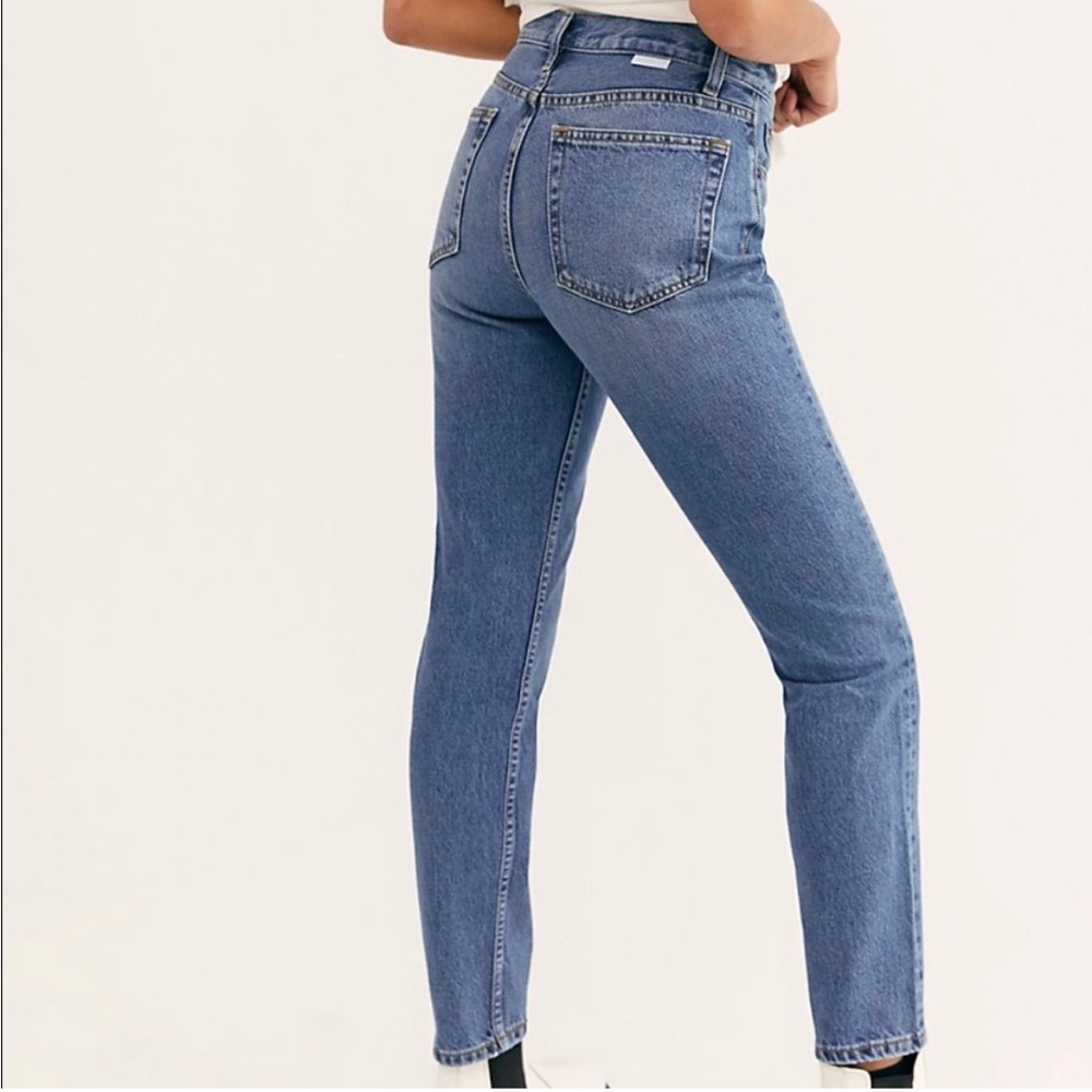 Boyish High Rise Blue Jeans